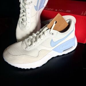 Nike Air Max System Cobalt Blue Summit White Sneakers Women’s 8.5 / Youth 7 NWT